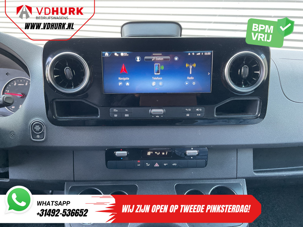 Mercedes-Benz Sprinter Bestelbus 317 CDI Aut. L2H2 3.5t Trekverm./ LED/ Gev.Stoel/ Carplay/ Inrichting/ Navi/ Cruise/ Camera/ Sidesteps/ 18”LMV 14