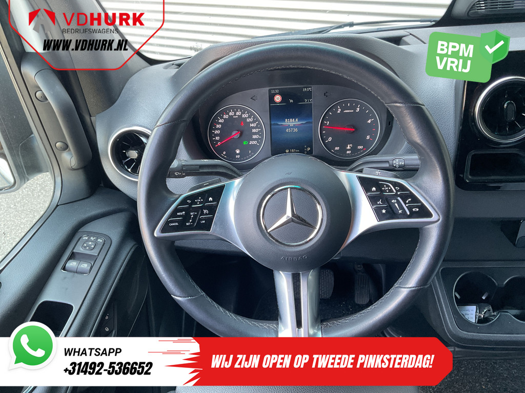 Mercedes-Benz Sprinter Bestelbus 317 CDI Aut. L2H2 3.5t Trekverm./ LED/ Gev.Stoel/ Carplay/ Inrichting/ Navi/ Cruise/ Camera/ Sidesteps/ 18”LMV 17