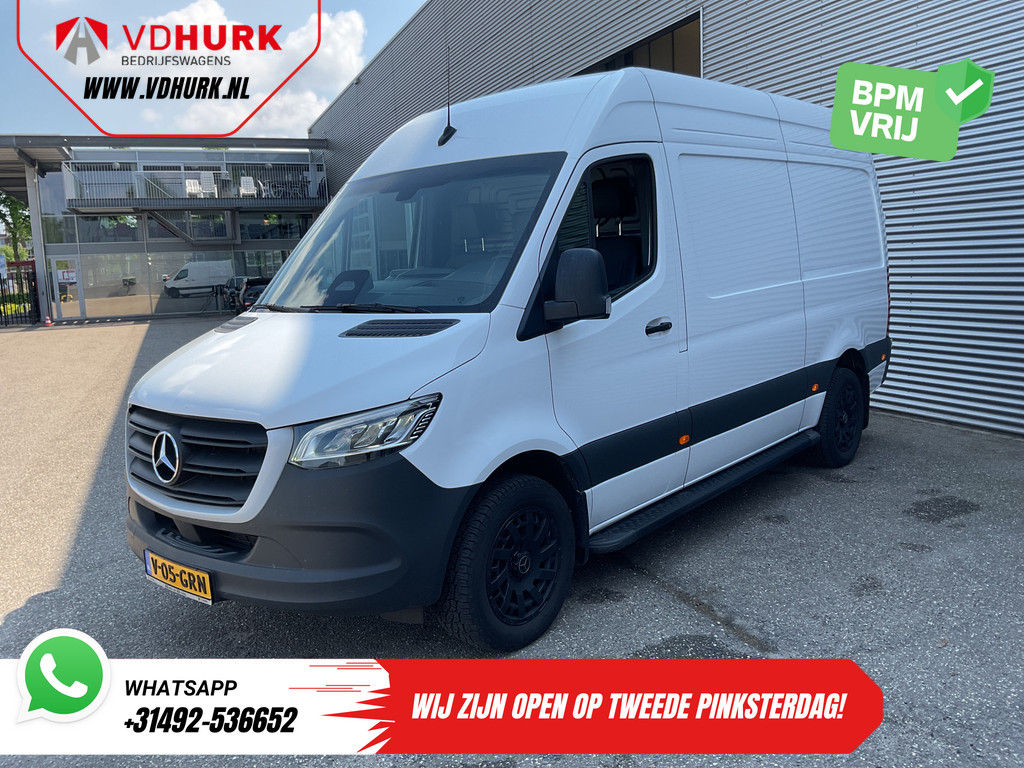Mercedes-Benz Sprinter Bestelbus 317 CDI Aut. L2H2 3.5t Trekverm./ LED/ Gev.Stoel/ Carplay/ Inrichting/ Navi/ Cruise/ Camera/ Sidesteps/ 18”LMV 9