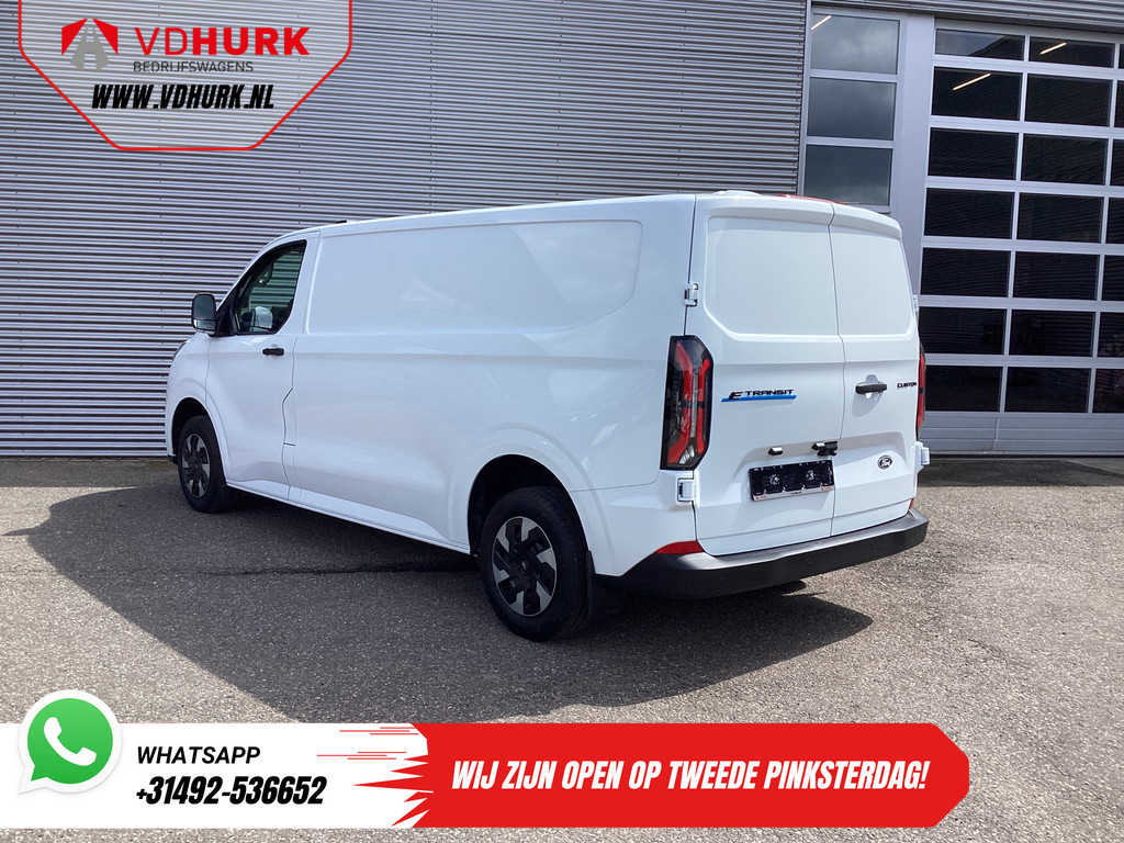Ford E-Transit Custom Bestelbus 71 kWh L2 360 km WLTP Garantie t/m 2028/ LED/ Snellader/ Standkachel/ Stoelverw./ Stuurverw./ Carplay/ Camera/ PDC/ Climate/ Cru 1