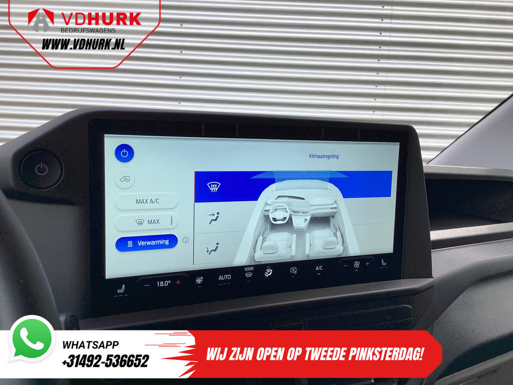 Ford E-Transit Custom Bestelbus 71 kWh L2 360 km WLTP Garantie t/m 2028/ LED/ Snellader/ Standkachel/ Stoelverw./ Stuurverw./ Carplay/ Camera/ PDC/ Climate/ Cru 16