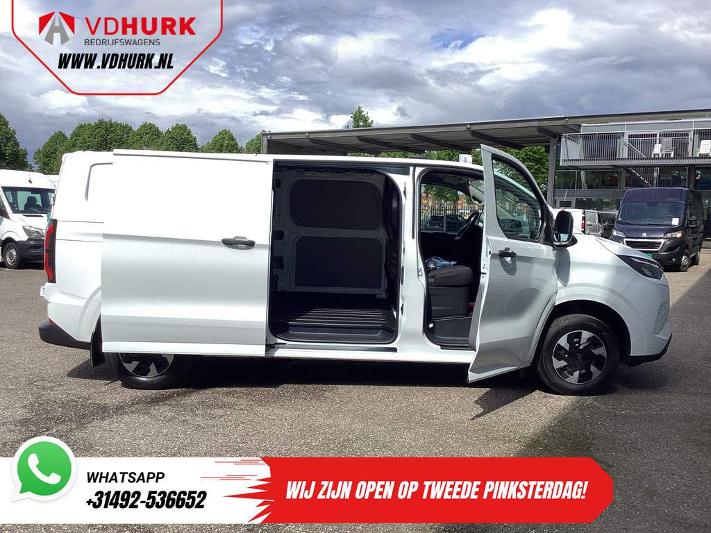 Ford E-Transit Custom Bestelbus 71 kWh L2 360 km WLTP Garantie t/m 2028/ LED/ Snellader/ Standkachel/ Stoelverw./ Stuurverw./ Carplay/ Camera/ PDC/ Climate/ Cru 5