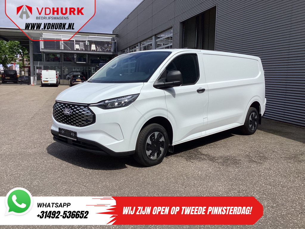 Ford E-Transit Custom Bestelbus 71 kWh L2 360 km WLTP Garantie t/m 2028/ LED/ Snellader/ Standkachel/ Stoelverw./ Stuurverw./ Carplay/ Camera/ PDC/ Climate/ Cru 8