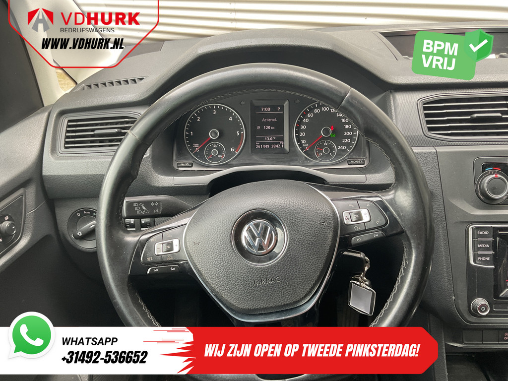 Volkswagen Caddy Maxi Bestelbus 2.0 TDI 100 pk DSG Aut. APK 1-'27/ Riem-V.V/ Xenon/ Imperiaal/ LMV/ Cruise/ Airco/ PDC 13