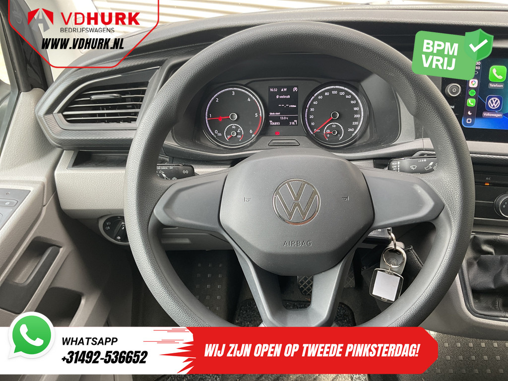 Volkswagen Transporter Bestelbus 2.0 TDI 150 pk Carplay/ 2.5t Trekverm./ Airco/ Navi/ Cruise/ Sidebars/ PDC/ DAB/ Trekhaak 13