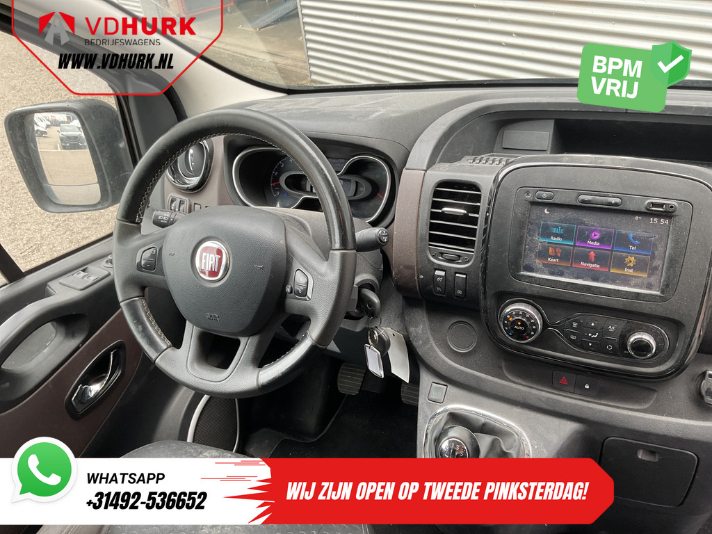 Fiat Talento Bestelbus 1.6 MJ EcoJet 145 pk Climate/ 270Gr.Deuren/ Navi/ Cruise/ Camera/ Sidebars/ 17”LMV/ PDC/ Trekhaak 12