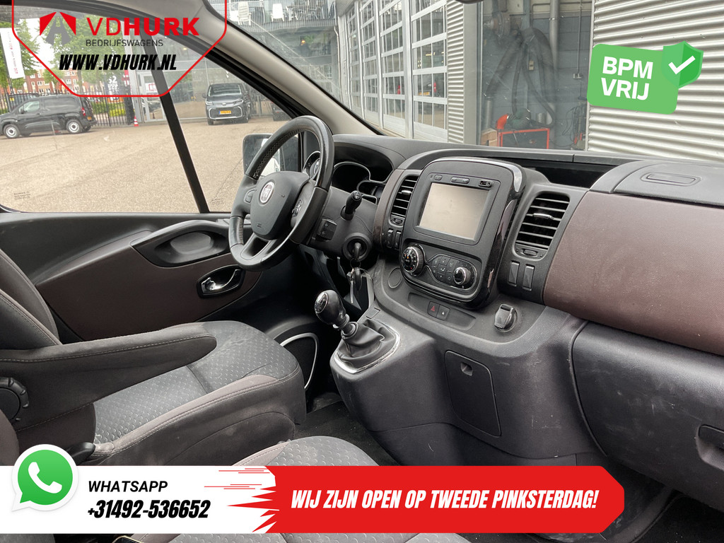 Fiat Talento Bestelbus 1.6 MJ EcoJet 145 pk Climate/ 270Gr.Deuren/ Navi/ Cruise/ Camera/ Sidebars/ 17”LMV/ PDC/ Trekhaak 2