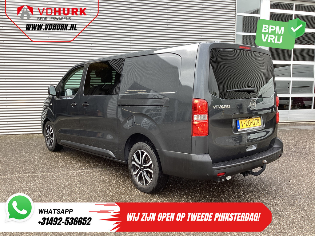 Opel Vivaro Bestelbus 2.0 180 pk Aut. DC Dubbel Cabine 2xSchuifdeur/ 2.5t.Trekverm./ Afn.Trekhaak/ Climate/ Carplay/ Stoelverw./ Stuurverw./ Navi/ Cam 1