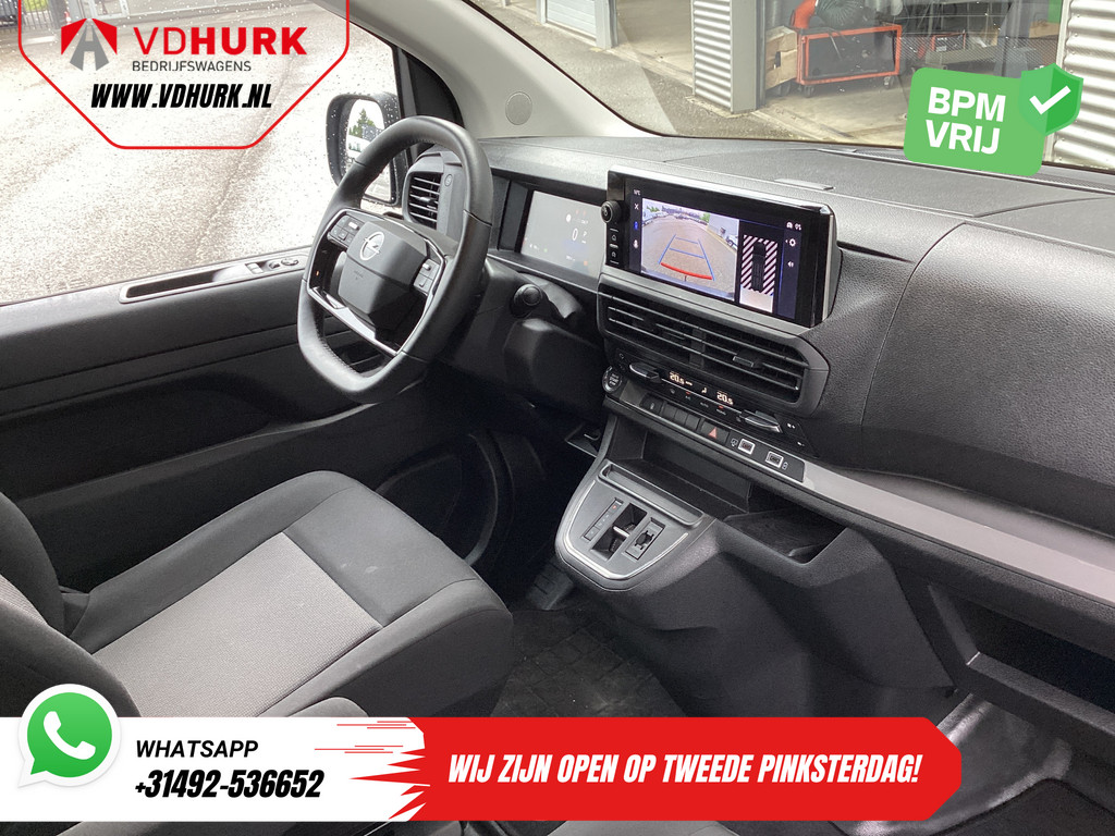 Opel Vivaro Bestelbus 2.0 180 pk Aut. DC Dubbel Cabine 2xSchuifdeur/ 2.5t.Trekverm./ Afn.Trekhaak/ Climate/ Carplay/ Stoelverw./ Stuurverw./ Navi/ Cam 2