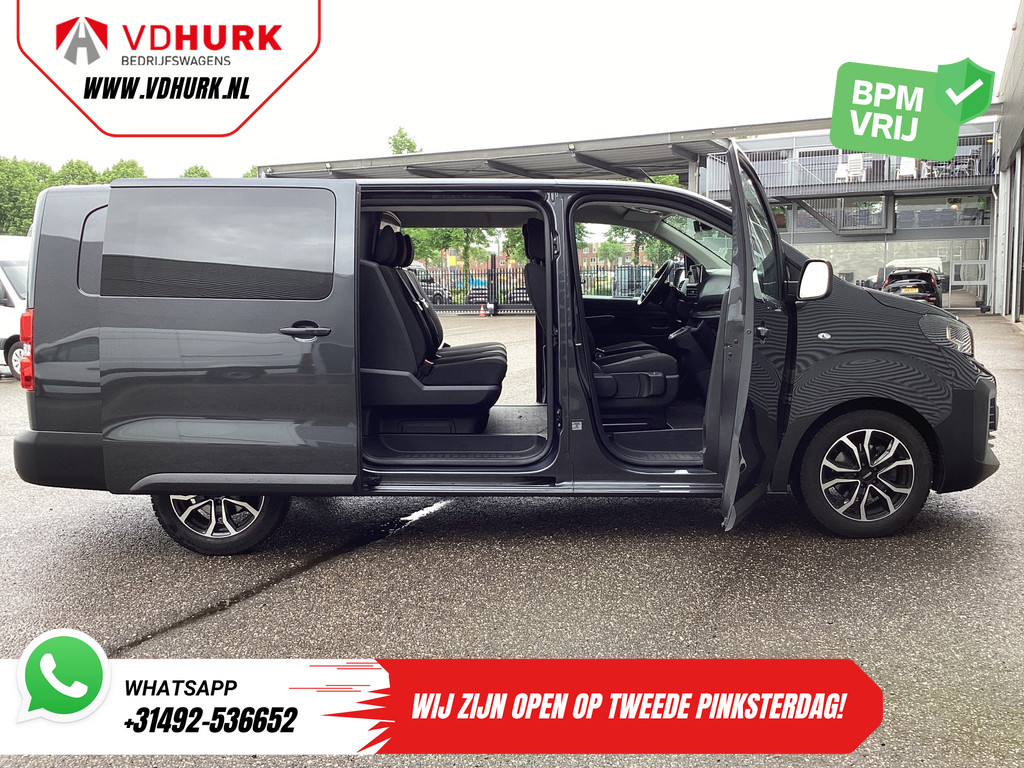 Opel Vivaro Bestelbus 2.0 180 pk Aut. DC Dubbel Cabine 2xSchuifdeur/ 2.5t.Trekverm./ Afn.Trekhaak/ Climate/ Carplay/ Stoelverw./ Stuurverw./ Navi/ Cam 4