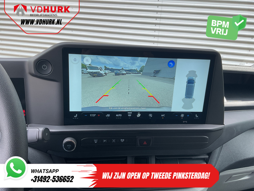 Ford E-Transit Custom Bestelbus L2 330 km WLTP LED/ Standkachel/ Stoelverw./ Snellader/ 2.3t Trekverm./ Carplay/ Climate/ Camera/ PDC/ Cruise 13