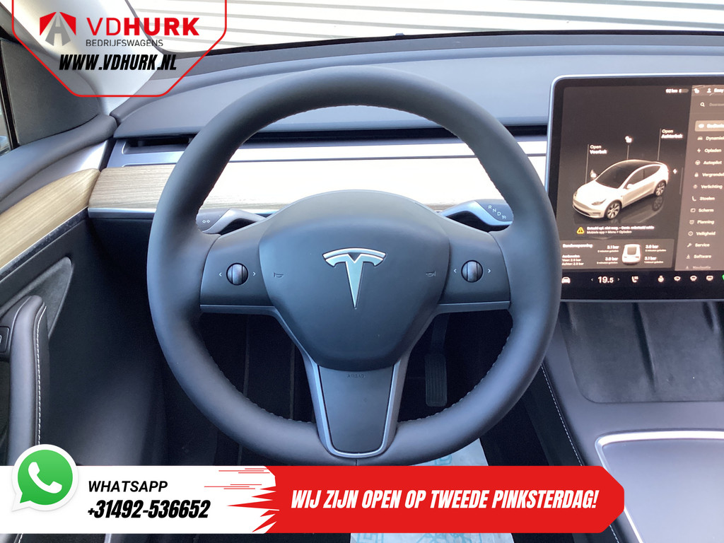 Tesla Model Y SUV Long Range AWD 75 kWh 540 km WLTP MARGE SOH 92%/ Pano/ Warmtepomp/ Adapt.Cruise/ Memory/ Elek.klep/ Stoelverw./ Navi/ 360 camera 11