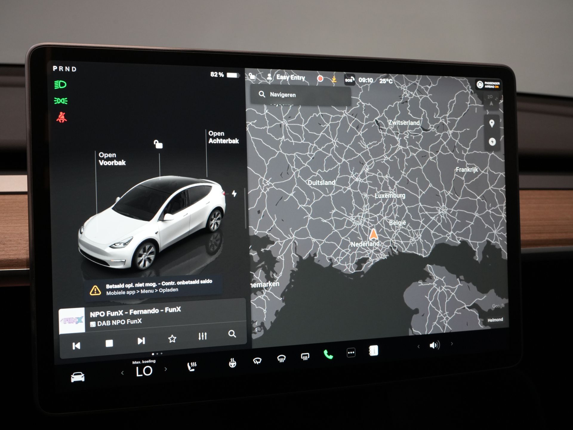 Tesla Model Y SUV Long Range AWD 75 kWh 540 km WLTP MARGE SOH 92%/ Pano/ Warmtepomp/ Adapt.Cruise/ Memory/ Elek.klep/ Stoelverw./ Navi/ 360 camera 19