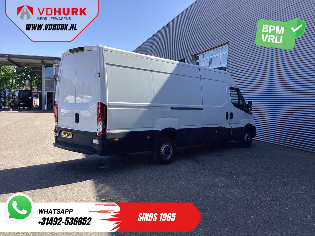 Iveco Daily Bestelbus 35S16V 2.3 155 pk Aut. L4H2 Gev.Stoel/ 3.5t Trekverm./ 270Gr.deuren/ Carplay/ Camera/ Climate/ Cruise 9