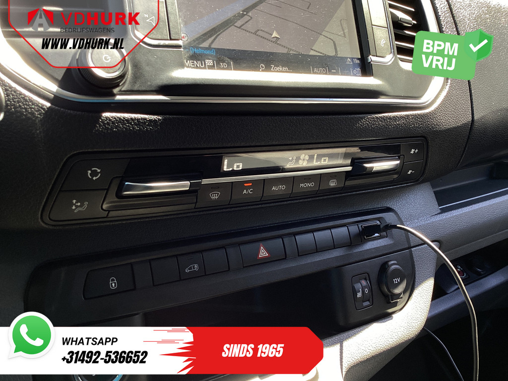 Toyota PROACE Electric Worker Bestelbus L3 75 kWh 345km WLTP 2x Schuifdeur/ LED/ Head-Up/ Snellader/ Keyless/ Stoelverw./ Carplay/ Navi/ Camera/ Climate/ PDC/ LMV/ Crui 18