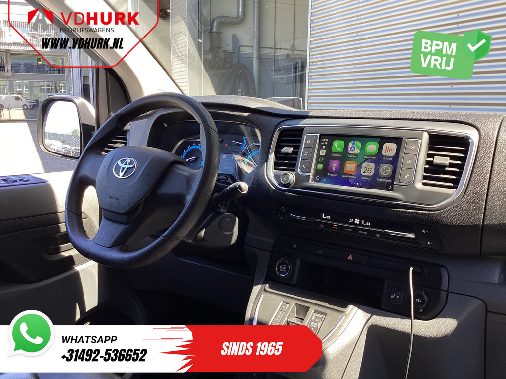 Toyota PROACE Electric Worker Bestelbus L3 75 kWh 345km WLTP 2x Schuifdeur/ LED/ Head-Up/ Snellader/ Keyless/ Stoelverw./ Carplay/ Navi/ Camera/ Climate/ PDC/ LMV/ Crui 2