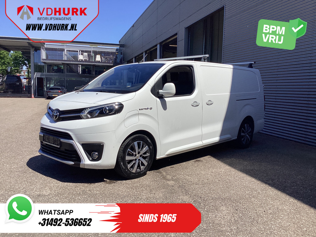 Toyota PROACE Electric Worker Bestelbus L3 75 kWh 345km WLTP 2x Schuifdeur/ LED/ Head-Up/ Snellader/ Keyless/ Stoelverw./ Carplay/ Navi/ Camera/ Climate/ PDC/ LMV/ Crui 8