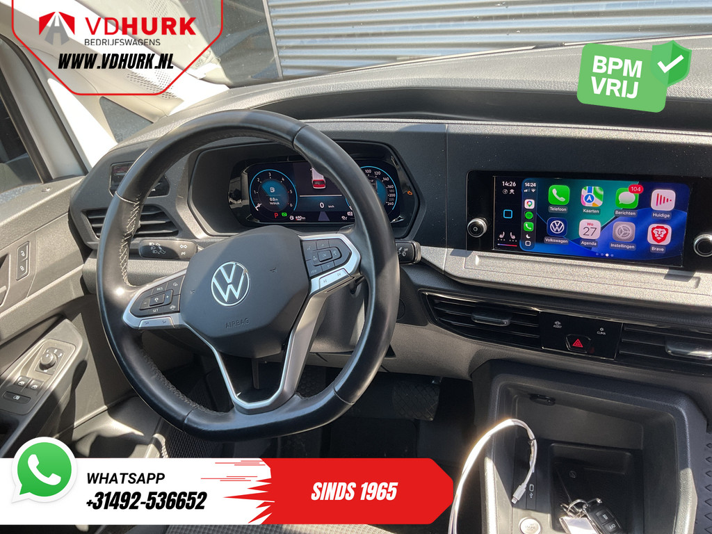 Volkswagen Caddy Cargo Bestelbus 2.0 TDI 125 pk DSG Aut. LED/ Adapt.Cruise/ Standkachel/ Carplay/ Stoelverw./ Airco/ Camera/ 16”LMV/ PDC/ Trekhaak 11