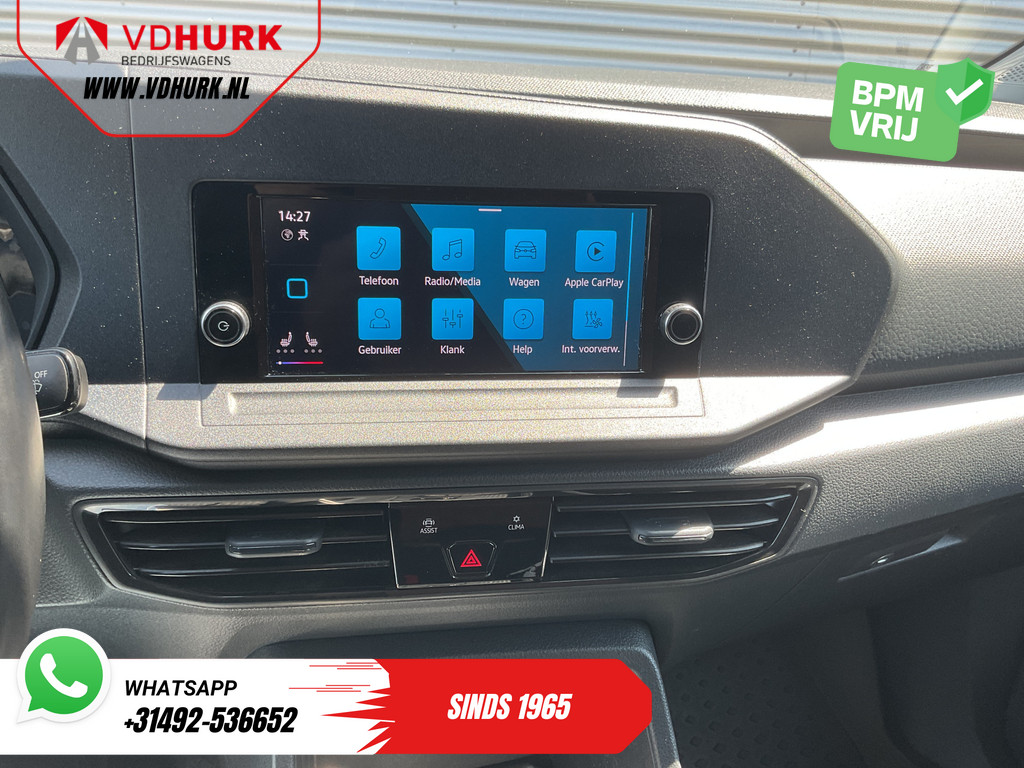 Volkswagen Caddy Cargo Bestelbus 2.0 TDI 125 pk DSG Aut. LED/ Adapt.Cruise/ Standkachel/ Carplay/ Stoelverw./ Airco/ Camera/ 16”LMV/ PDC/ Trekhaak 14