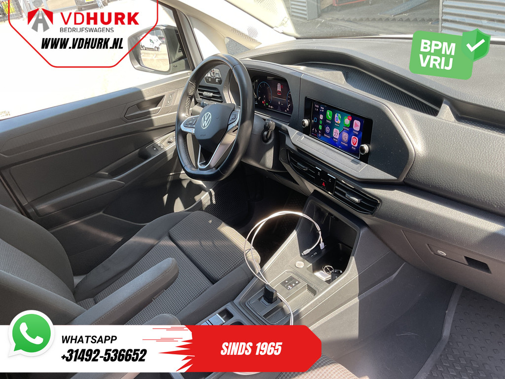 Volkswagen Caddy Cargo Bestelbus 2.0 TDI 125 pk DSG Aut. LED/ Adapt.Cruise/ Standkachel/ Carplay/ Stoelverw./ Airco/ Camera/ 16”LMV/ PDC/ Trekhaak 2