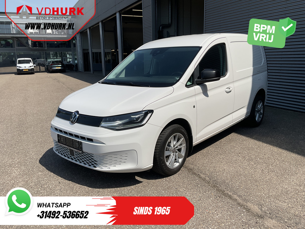 Volkswagen Caddy Cargo Bestelbus 2.0 TDI 125 pk DSG Aut. LED/ Adapt.Cruise/ Standkachel/ Carplay/ Stoelverw./ Airco/ Camera/ 16”LMV/ PDC/ Trekhaak 7