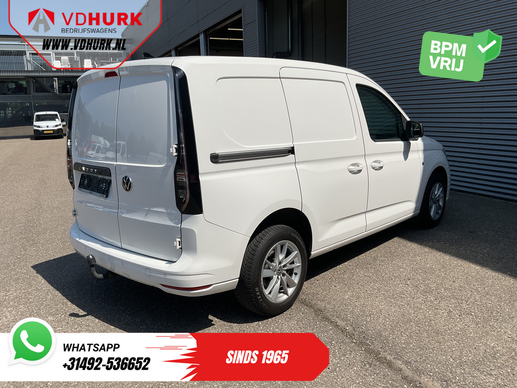 Volkswagen Caddy Cargo Bestelbus 2.0 TDI 125 pk DSG Aut. LED/ Adapt.Cruise/ Standkachel/ Carplay/ Stoelverw./ Airco/ Camera/ 16”LMV/ PDC/ Trekhaak 8