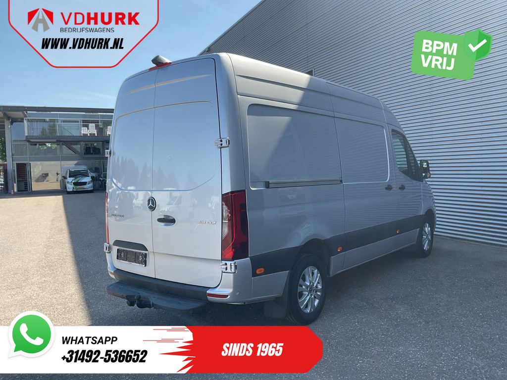Mercedes-Benz Sprinter Bestelbus 316 2.2 CDI Aut. L2H2 LED/ Standkachel/ 10,25”MBUX/ Stoelverw./ 360 Camera/ Climate/ 270Gr.Deuren/ Navi/ Cruise/ 17”LMV/ PDC/ Tr 9