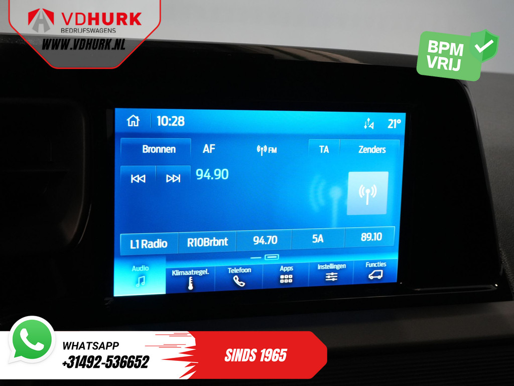Ford Transit Courier Bestelbus 1.5 TDCI 100 pk Limited Carplay/ Virtual Cockpit/ Camera/ PDC/ LMV/ Cruise/ Climate 20