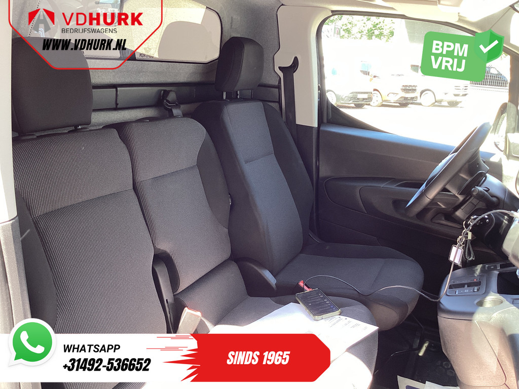 Citroën Berlingo Bestelbus 1.5 HDi 130 pk Aut. L2 3 Pers./ Carplay/ Climate/ Camera/ Standkachel/ Stoelverw/ Trekhaak/ LMV/ Dealer O.H. 10