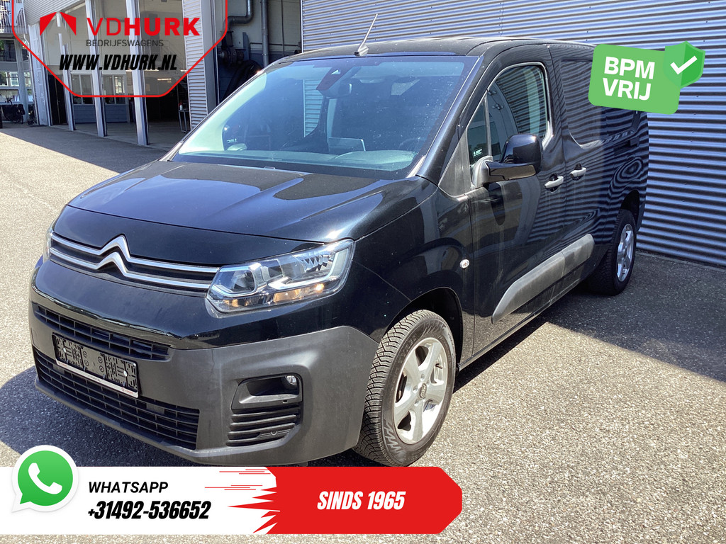 Citroën Berlingo Bestelbus 1.5 HDi 130 pk Aut. L2 3 Pers./ Carplay/ Climate/ Camera/ Standkachel/ Stoelverw/ Trekhaak/ LMV/ Dealer O.H. 8