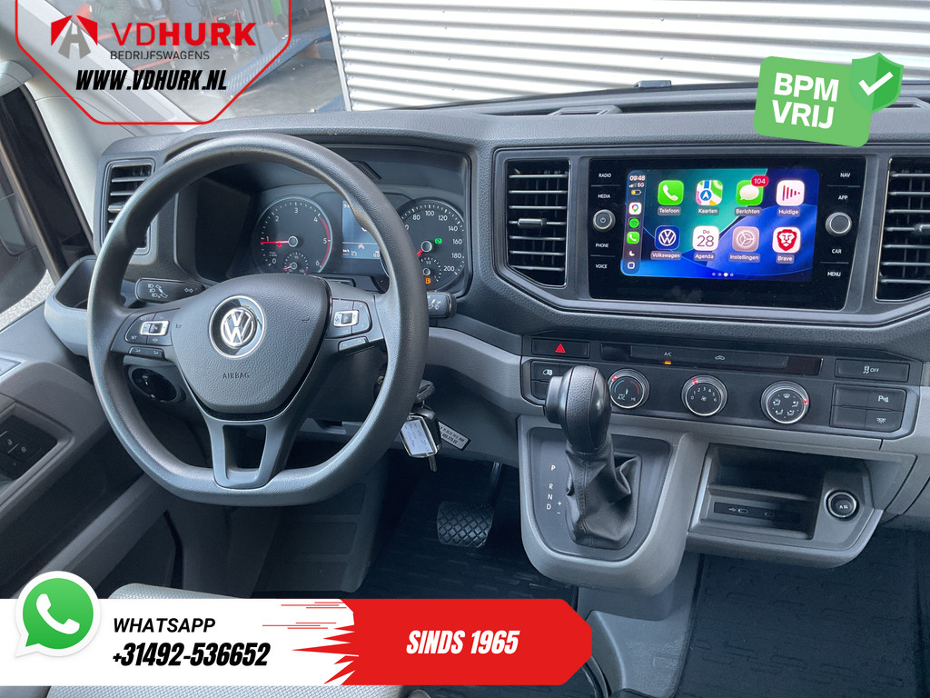 Volkswagen Crafter Bestelbus 2.0 TDI 180 pk DSG Aut. L3H3 Carplay/ Gev.Stoel/ 270Gr.Deuren/ Navi/ Imperiaal+Ladder/ Camera/ Cruise/ PDC 11