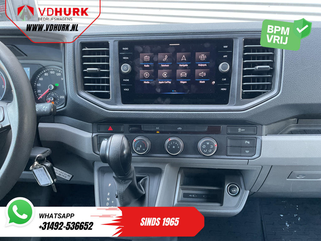 Volkswagen Crafter Bestelbus 2.0 TDI 180 pk DSG Aut. L3H3 Carplay/ Gev.Stoel/ 270Gr.Deuren/ Navi/ Imperiaal+Ladder/ Camera/ Cruise/ PDC 12