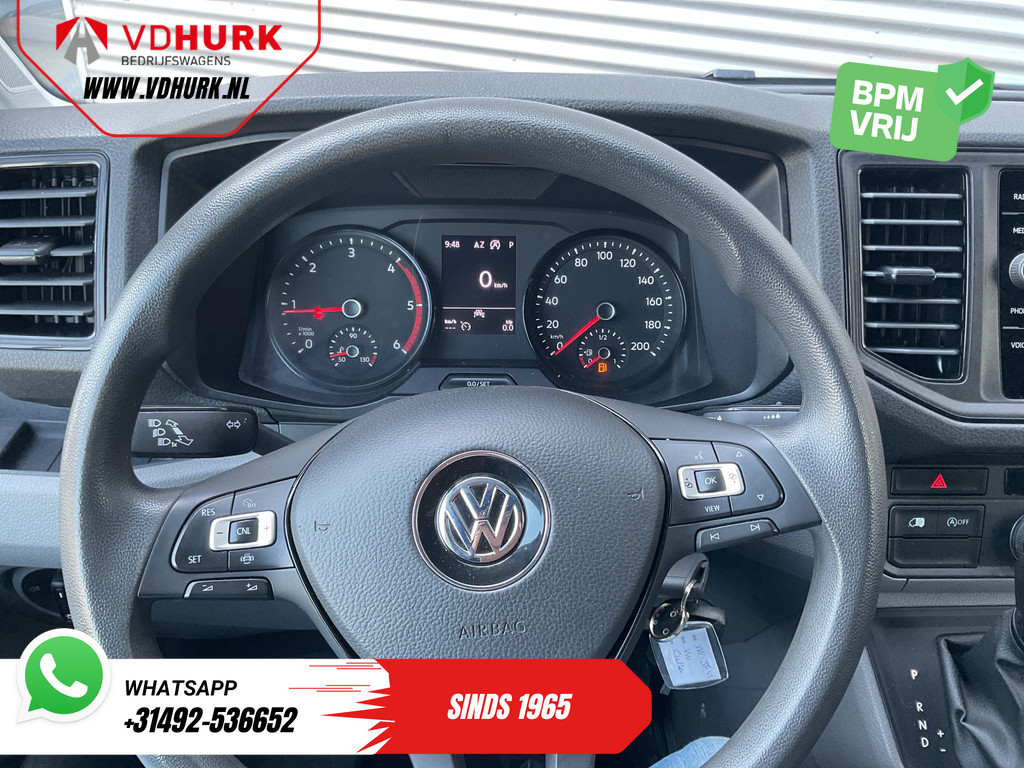 Volkswagen Crafter Bestelbus 2.0 TDI 180 pk DSG Aut. L3H3 Carplay/ Gev.Stoel/ 270Gr.Deuren/ Navi/ Imperiaal+Ladder/ Camera/ Cruise/ PDC 14