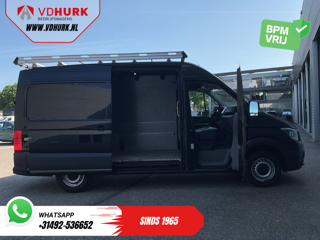 Volkswagen Crafter Bestelbus 2.0 TDI 180 pk DSG Aut. L3H3 Carplay/ Gev.Stoel/ 270Gr.Deuren/ Navi/ Imperiaal+Ladder/ Camera/ Cruise/ PDC 4