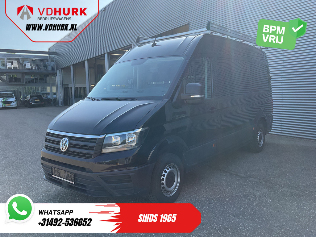 Volkswagen Crafter Bestelbus 2.0 TDI 180 pk DSG Aut. L3H3 Carplay/ Gev.Stoel/ 270Gr.Deuren/ Navi/ Imperiaal+Ladder/ Camera/ Cruise/ PDC 7