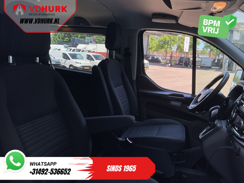 Ford Transit Custom Bestelbus 2.0 TDCI 170 pk Aut. L2 DC Dubbel Cabine 2xSchuifdeur/ Carplay/ Stoelverw./ Navi/ Airco/ Camera/ Cruise/ 16”LMV/ PDC/ Trekhaak 11