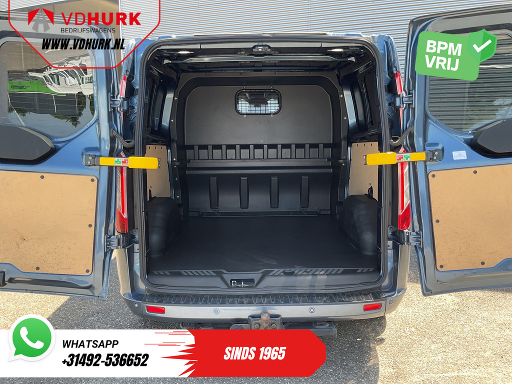 Ford Transit Custom Bestelbus 2.0 TDCI 170 pk Aut. L2 DC Dubbel Cabine 2xSchuifdeur/ Carplay/ Stoelverw./ Navi/ Airco/ Camera/ Cruise/ 16”LMV/ PDC/ Trekhaak 6