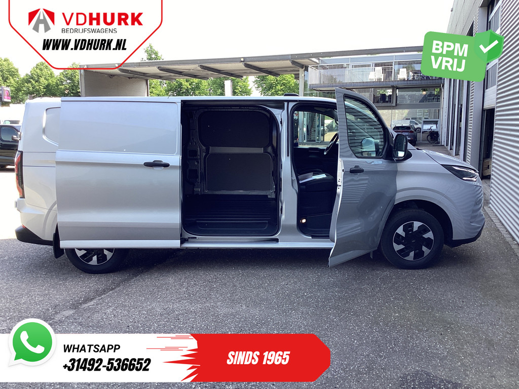 Ford E-Transit Custom Bestelbus L2 Trend 330 WLTP LED/ Snellader/ Standkachel/ Stoelverw./ Carplay/ Camera/ Climate 5