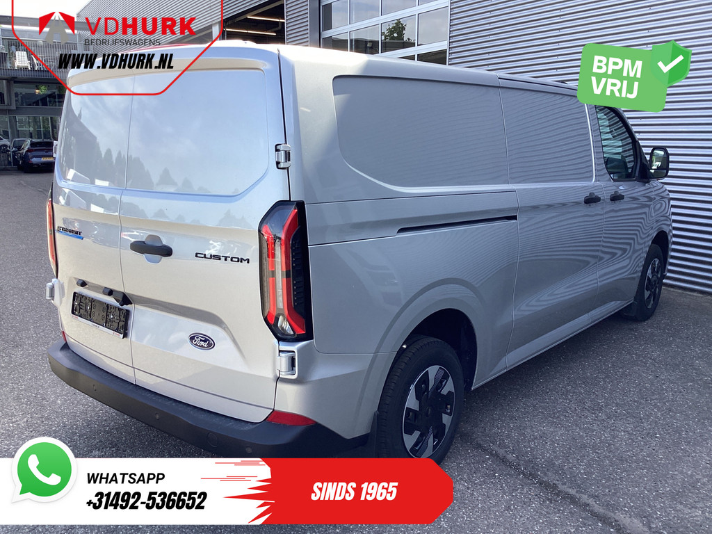 Ford E-Transit Custom Bestelbus L2 Trend 330 WLTP LED/ Snellader/ Standkachel/ Stoelverw./ Carplay/ Camera/ Climate 8