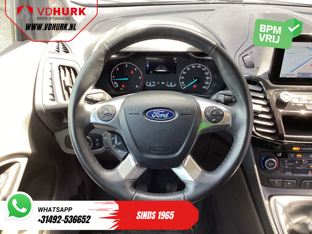 Ford Transit Connect Bestelbus 1.5 TDCI L2 Limited NAP/ Bi-Xenon/ Adapt.Cruise/ Stoelverw./ Carplay/ Navi/ Camera/ PDC/ LMV/ Climate 12