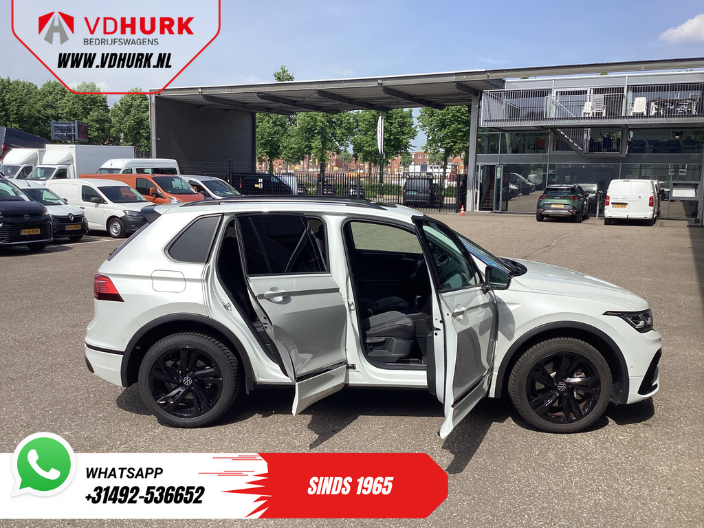 Volkswagen Tiguan SUV 1.4 TSI eHybrid R-Line Pano/ IQ-Light/ Head-Up/ Elek.Trekhaak/ Elek.Klep/ Adapt.Cruise/ Parlemoer/ Stoelverw./ Climate/ Carplay/ 5