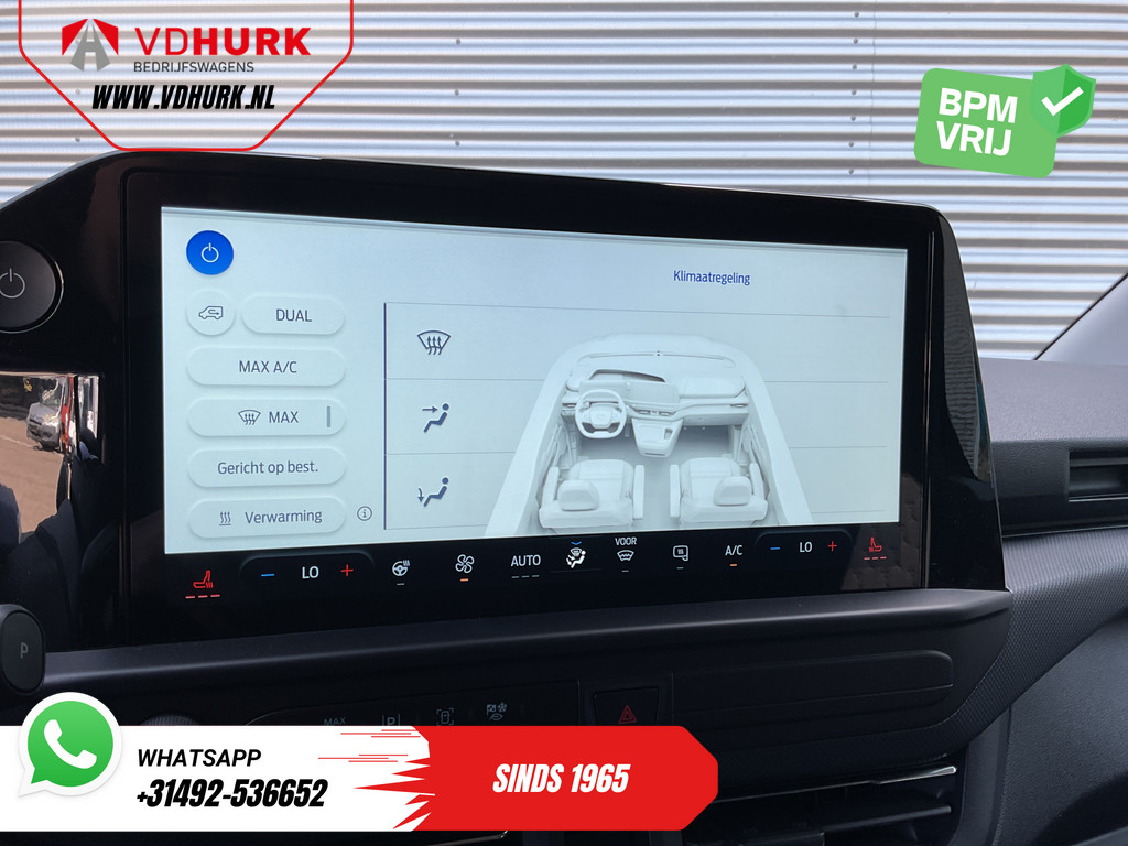 Ford E-Transit Custom Bestelbus 218 pk 330 km WLTP L2 Limited B&O/ Adapt.Cruise/ Elek.Trekhaak/ Standkachel/ Stoelverw./ Stuurverw./ Carplay/ Navi/ 360.Camera/  15