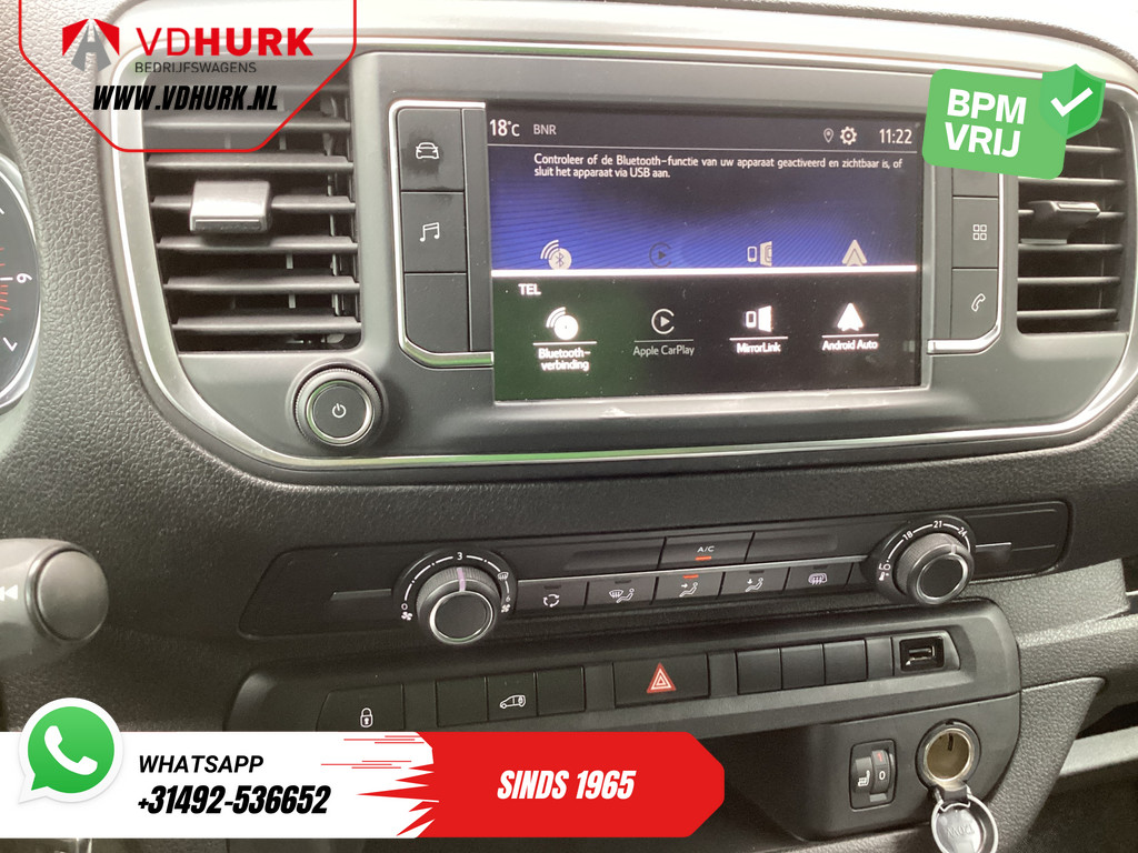 Toyota ProAce Worker Bestelbus 2.0 145 pk Aut. L2 Adapt.Cruise/ Standkachel/ Stoelverw./ Carplay/ Camera/ Inrichting/ Trekhaak/ Airco 10