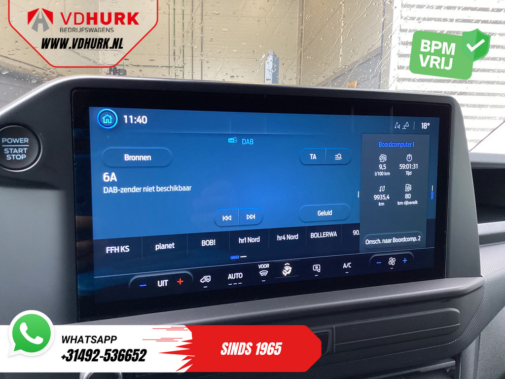 Ford Transit Custom Bestelbus 2.0 TDCI L2 Trend LED/ Carplay/ Camera/ Climate/ PDC/ Cruise/ DAB 13