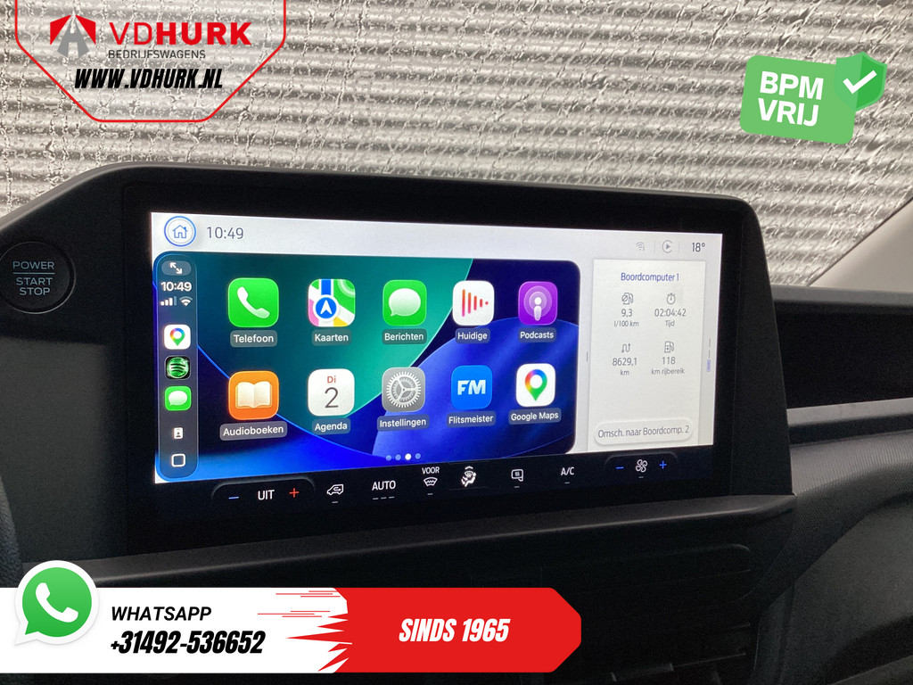 Ford Transit Custom Bestelbus 2.0 TDCI L2 Trend LED/ Carplay/ Camera/ Climate/ PDC/ Cruise/ DAB 13