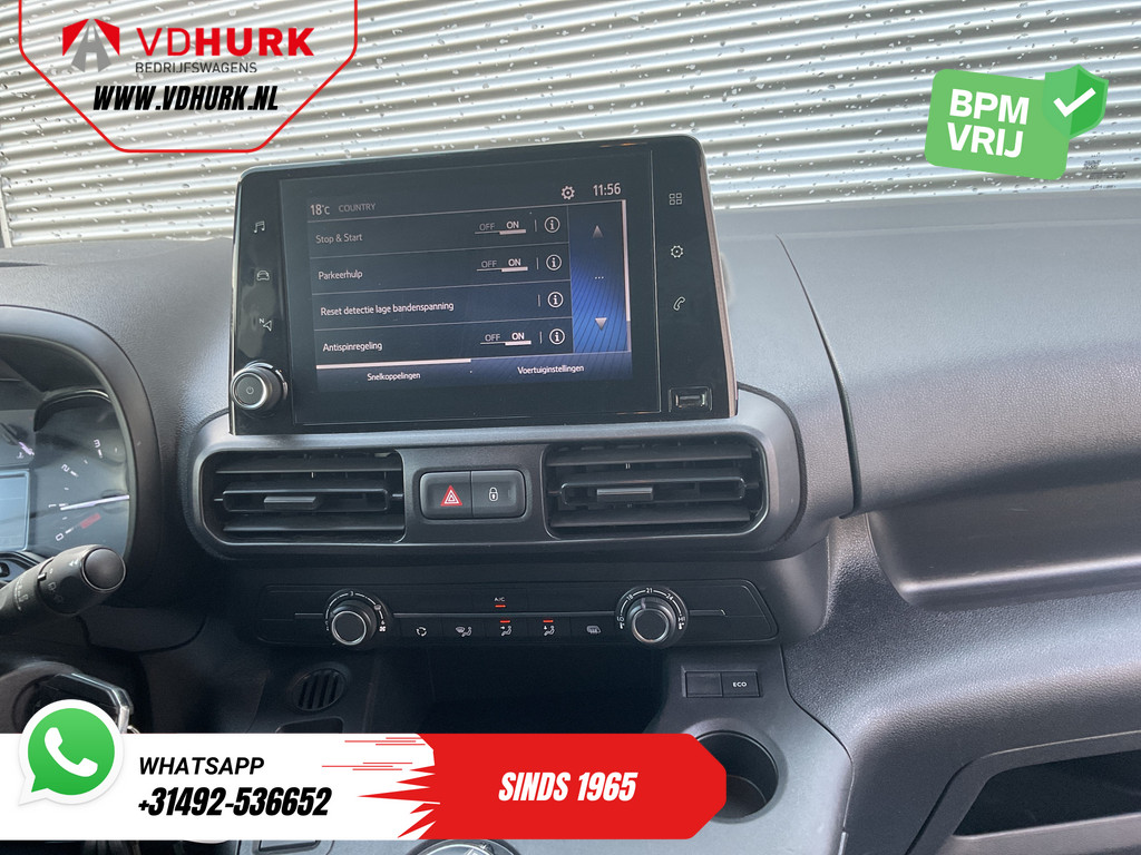 Toyota PROACE CITY Bestelbus 1.5 130 pk Aut. Carplay/ 3Pers./ Stoelverw./ Inrichting/ Camera/ Cruise/ Airco/ PDC/ Trekhaak 13