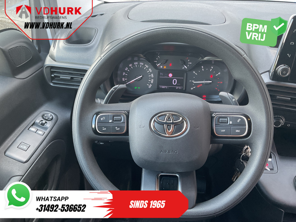 Toyota PROACE CITY Bestelbus 1.5 130 pk Aut. Carplay/ 3Pers./ Stoelverw./ Inrichting/ Camera/ Cruise/ Airco/ PDC/ Trekhaak 14
