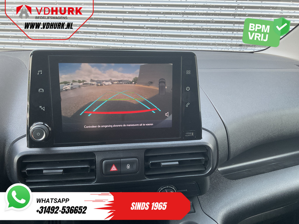 Toyota PROACE CITY Bestelbus 1.5 130 pk Aut. Carplay/ 3Pers./ Stoelverw./ Inrichting/ Camera/ Cruise/ Airco/ PDC/ Trekhaak 15
