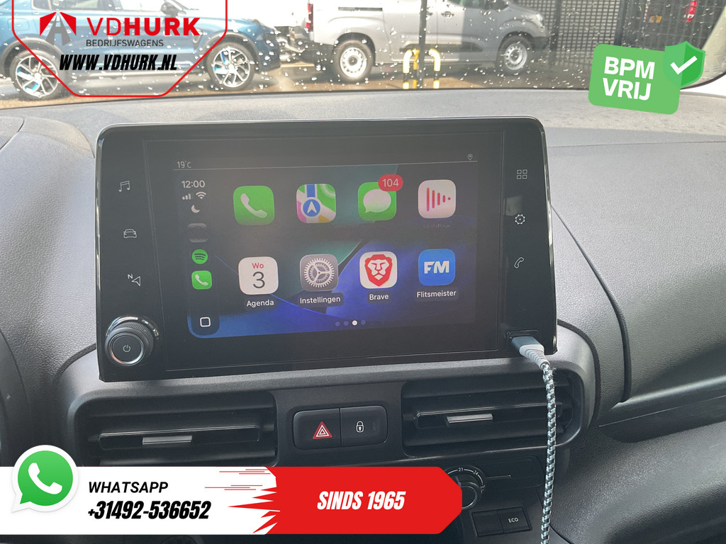 Toyota PROACE CITY Bestelbus 1.5 130 pk Aut. Carplay/ 3Pers./ Stoelverw./ Inrichting/ Camera/ Cruise/ Airco/ PDC/ Trekhaak 16