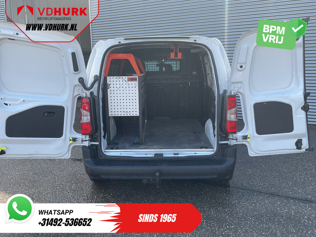 Toyota PROACE CITY Bestelbus 1.5 130 pk Aut. Carplay/ 3Pers./ Stoelverw./ Inrichting/ Camera/ Cruise/ Airco/ PDC/ Trekhaak 5